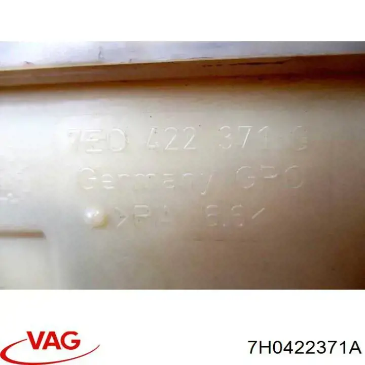 Do koszyka 7H0422371A VAG Zbiornik płynu wspomagania