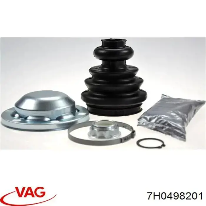 Osłona przegubu homokinetycznego półosi przedniej wewnętrzna VAG 7H0498201 cena, od 12,24 USD
