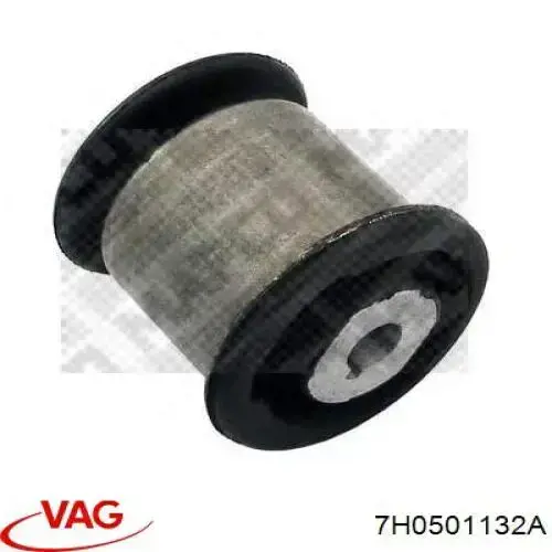Do koszyka 7H0501132A VAG Silentblock wahacza tylnego dolnego