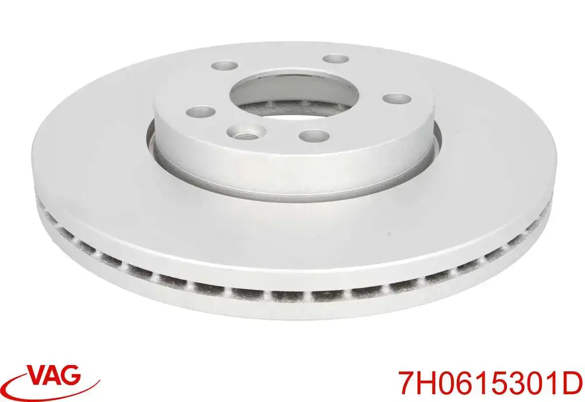 7H0615301D VAG Tarcza hamulcowa przednia