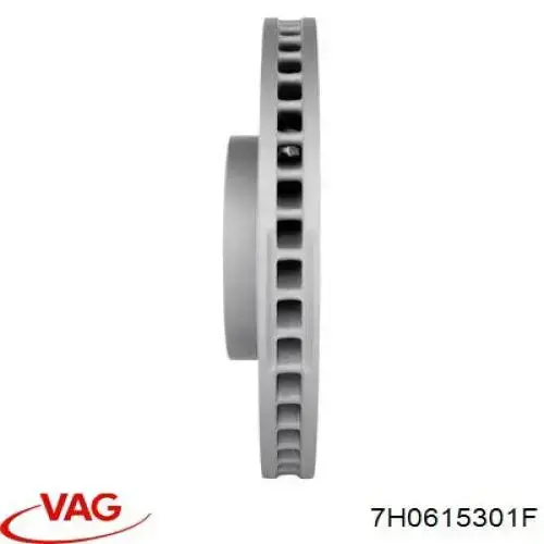 Do koszyka 7H0615301F VAG Tarcza hamulcowa przednia