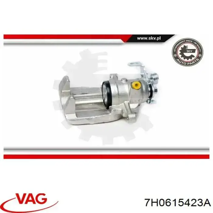 Zacisk hamulcowy tylny lewy VAG 7H0615423A