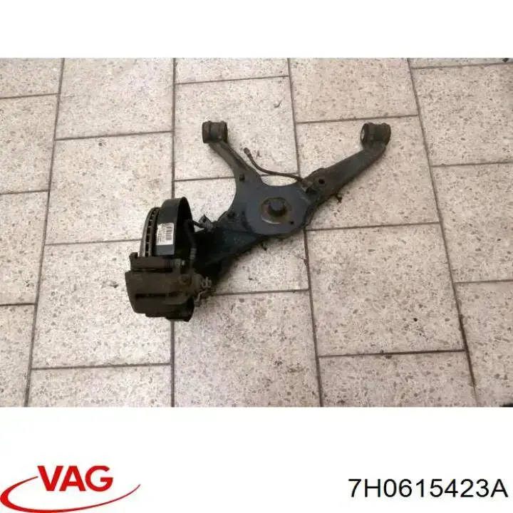 Zacisk hamulcowy tylny lewy 7H0615423A VAG