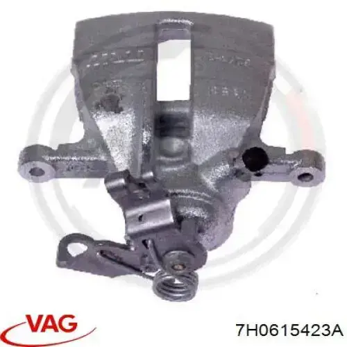 Zacisk hamulcowy tylny lewy 7H0615423A VAG