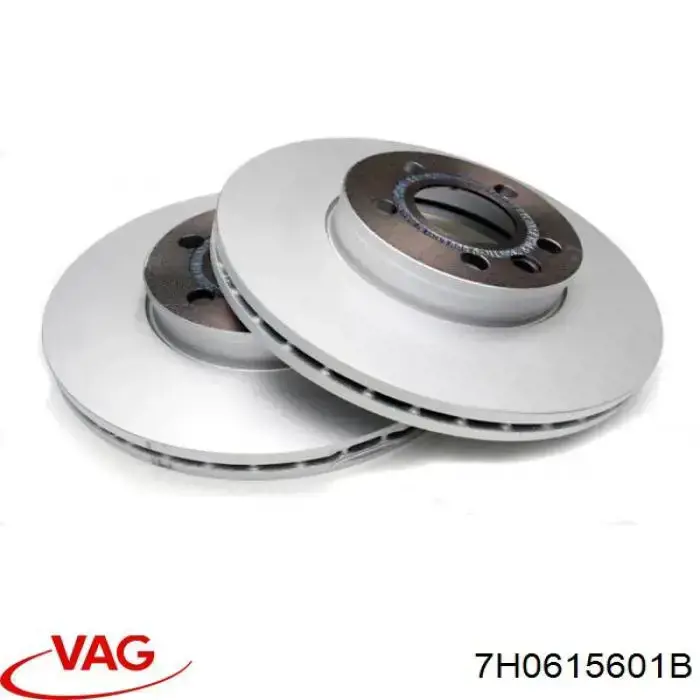 7H0615601B VAG Tarcza hamulcowa tylna