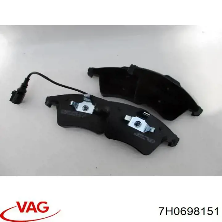 Klocki hamulcowe przednie tarczowe VAG 7H0698151 cena, od 31,43 USD