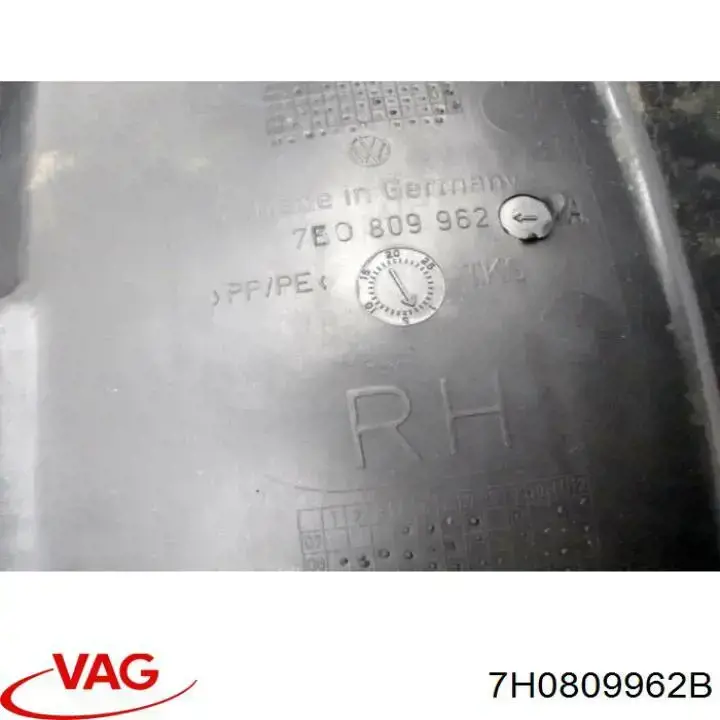 Do koszyka 7H0809962B VAG Nadkole błotnika przedniego prawe