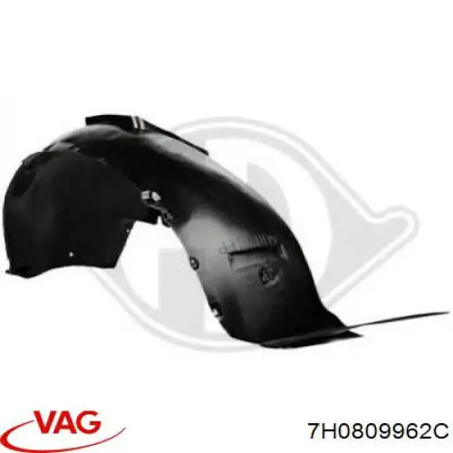 Nadkole błotnika przedniego prawe VAG 7H0809962C cena, od 24,51 USD