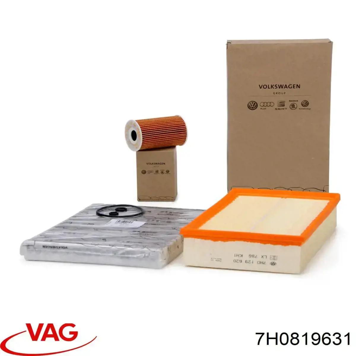 Do koszyka 7H0819631 VAG Filtr kabiny