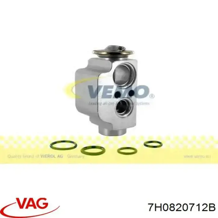7H0820712B VAG Zawór termostatyczny klimatyzacji