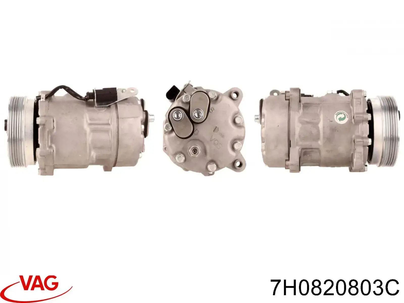 Sprężarka klimatyzacji VAG 7H0820803C cena, od 148,12 USD