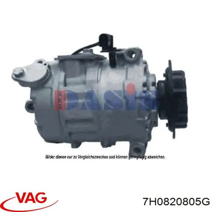 Do koszyka 7H0820805G VAG Sprężarka klimatyzacji