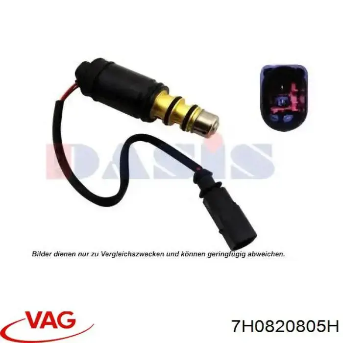 Do koszyka 7H0820805H VAG Sprężarka klimatyzacji