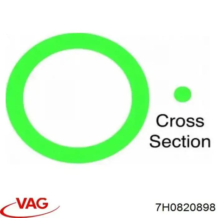 Uszczelka pierścieniowa rury klimatyzacji VAG 1J0820749 cena, od 1,47 USD
