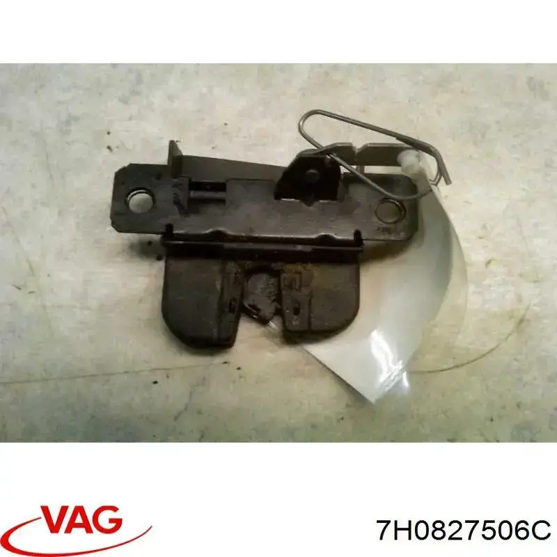 7E0827506A VAG Zamek drzwi tylnych prawych skrzydłowych dolny