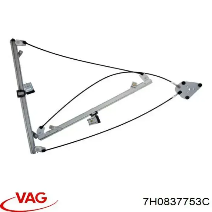 Mechanizm podnoszenia szyby drzwi przednich lewych 31837163 AND