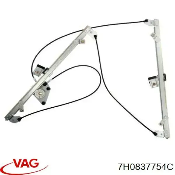 7H0837754C VAG mechanizm podnoszenia szyby drzwi przednich prawych