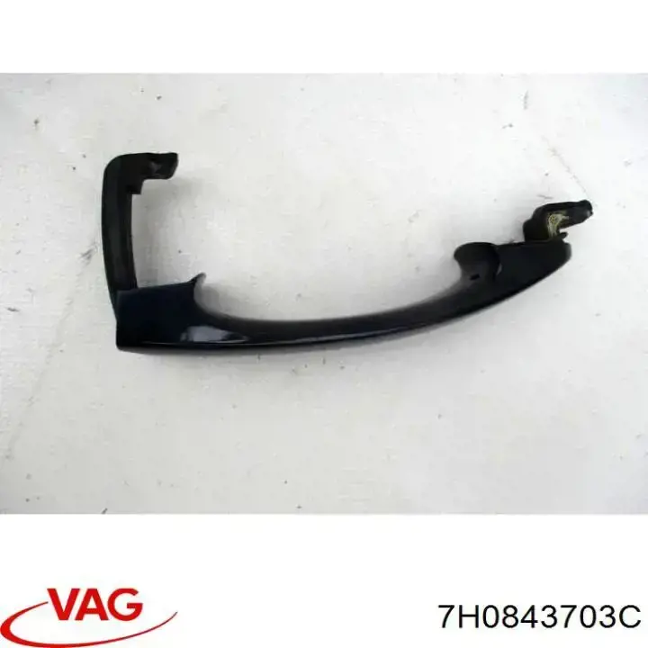 Klamka drzwi bocznych przesuwnych zewnętrzna VAG 7H0843703C cena, od 62,99 USD