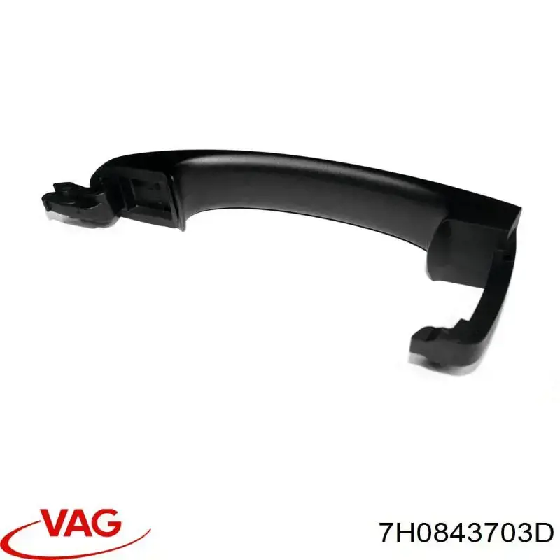 Klamka drzwi bocznych przesuwnych zewnętrzna VAG 7H0843703D cena, od 62,99 USD