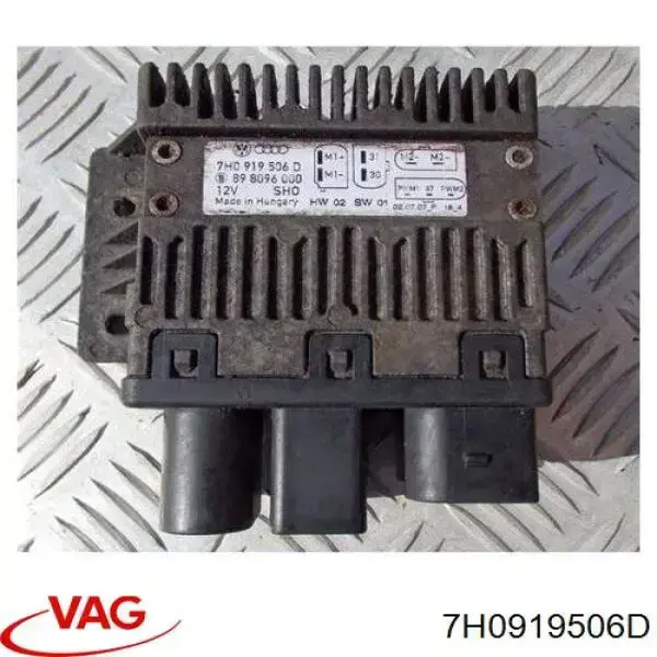 Regulator obrotów wentylatora (sterownik) VAG 7H0919506D cena, od 130,84 USD