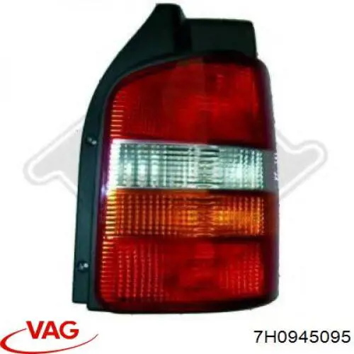 7H0945095 VAG Lampa zespolona tylna lewa