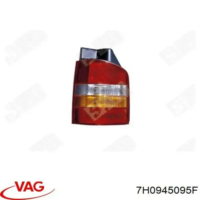 Lampa zespolona tylna lewa VAG 7H0945095F cena, od 72,61 USD