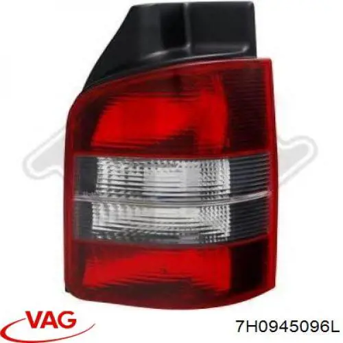 Lampa zespolona tylna prawa VAG 7H0945096L cena, od 60,68 USD