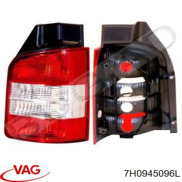 7H0945096L VAG Lampa zespolona tylna prawa