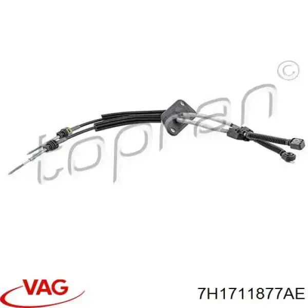 Linka dźwigni zmiany biegów podwójna VAG 7H1711877AE cena, od 62,22 USD