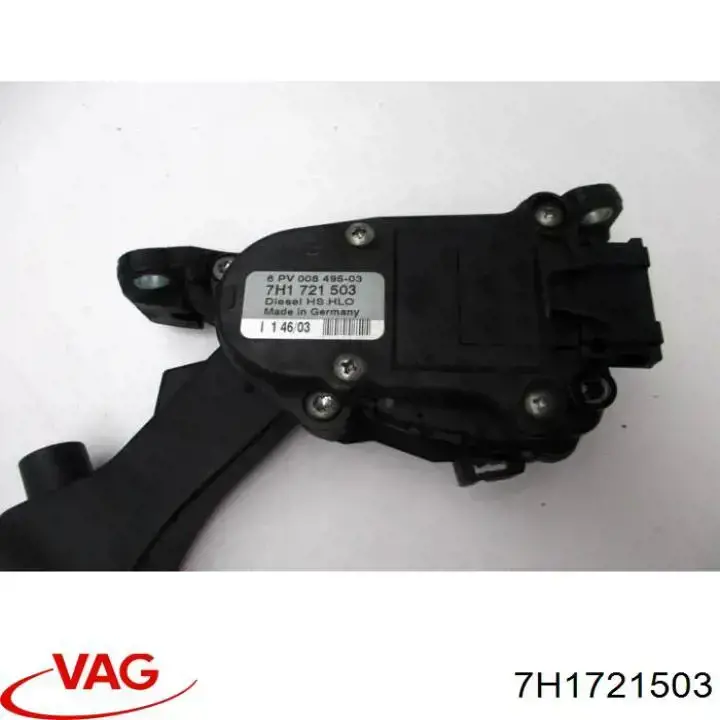 Pedał przyspieszenia (gazu) do Volkswagen Multivan T5 7HM, 7HN, 7HF, 7EF, 7EM, 7EN
