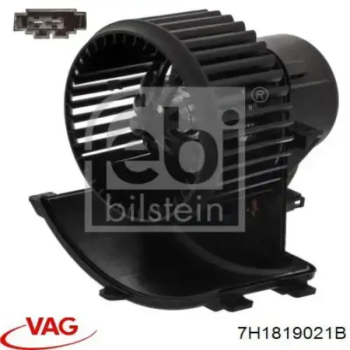 Silniczek wentylatora nagrzewnicy (ogrzewacza wnętrza) VAG 7H1819021B cena, od 63,79 USD