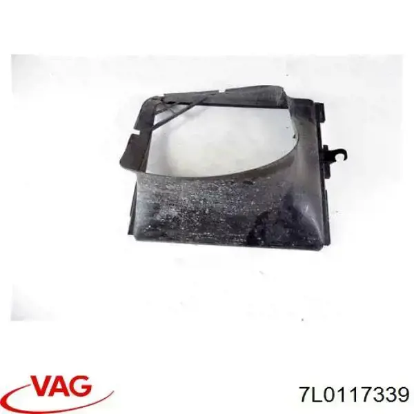 Kierownica powietrza (deflektor) chodnicy intercoolera lewa VAG 7L0117339 cena, od 88,53 USD