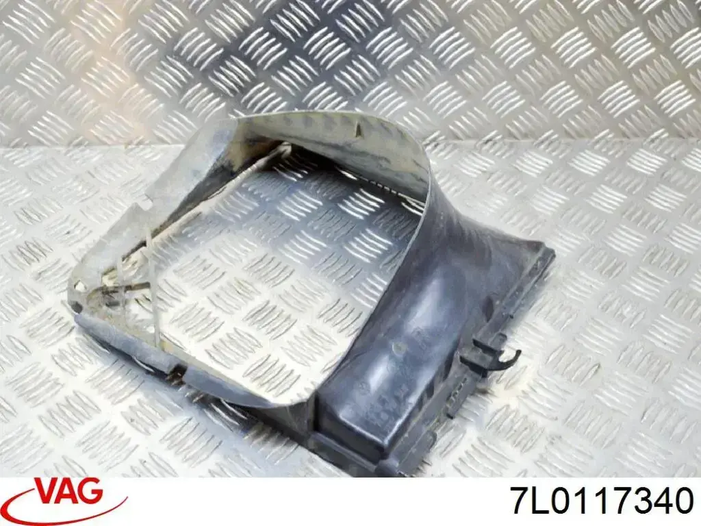 Kierownica powietrza (deflektor) chodnicy intercoolera prawa VAG 7L0117340 cena, od 78,52 USD