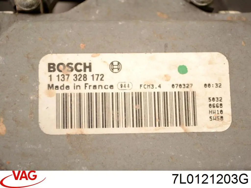 Do koszyka 7L0121203G VAG Dyfuzor chłodnicy