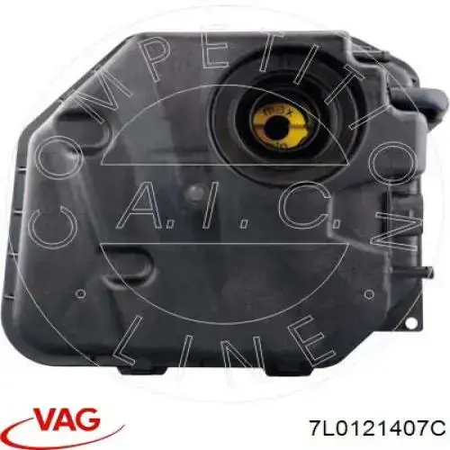 Do koszyka 7L0121407C VAG Zbiorniczek wyrównawczy układu chłodzenia