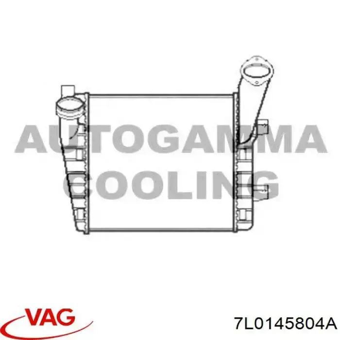 7L0145804A VAG Chłodnica intercoolera
