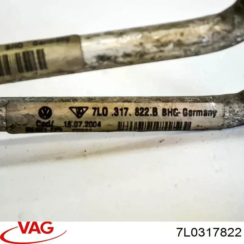 Rura chłodnicy oleju automatycznej skrzyni biegów, górna VAG 7L0317822 cena, od 103,87 USD