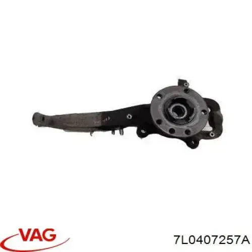 Do koszyka 7L0407257A VAG Czop (zwrotnica) przedni lewy