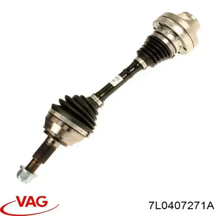 Do koszyka 7L0407271A VAG Półoś napędowa przednia