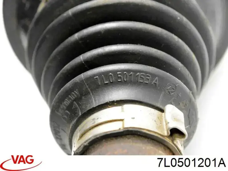 Do koszyka 7L0501201A VAG Półoś tylna