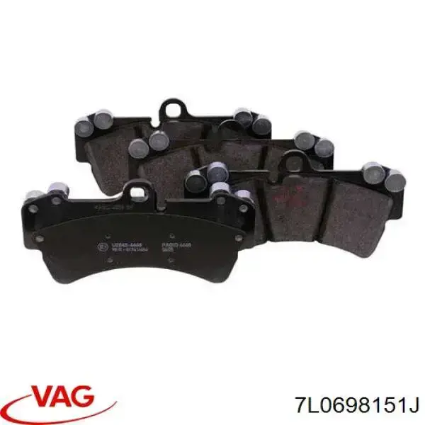 7L0698151J VAG Klocki hamulcowe przednie tarczowe