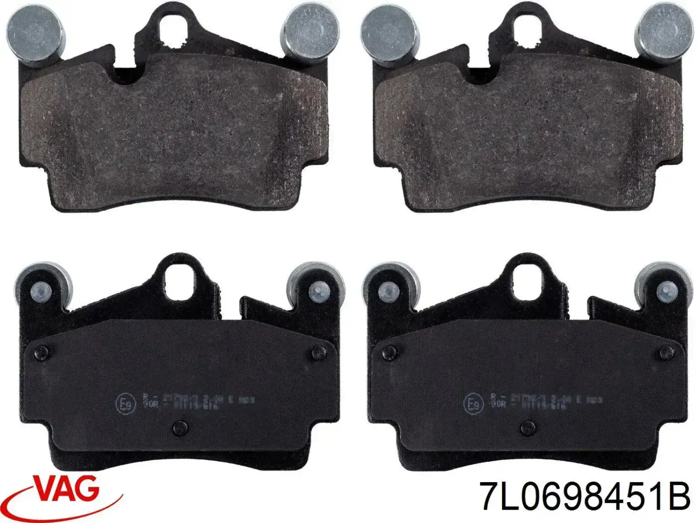 Okładziny (klocki) do hamulców tarczowych tylne VAG 7L0698451B cena, od 28,91 USD