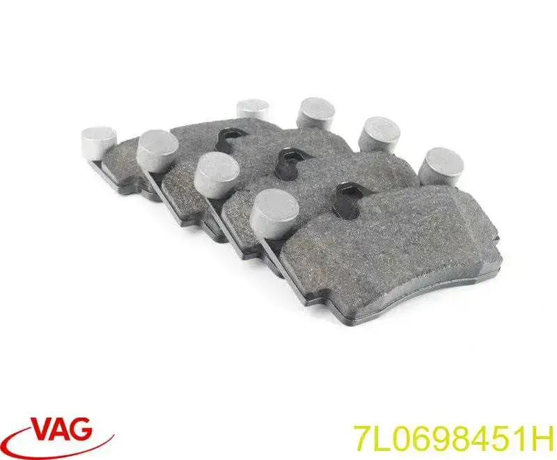 Okładziny (klocki) do hamulców tarczowych tylne VAG 7L0698451H cena, od 28,91 USD