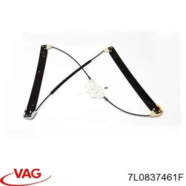 Mechanizm podnoszenia szyby drzwi przednich lewych VAG 7L0837461F cena, od 49,35 USD