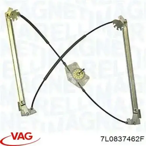 Mechanizm podnoszenia szyby drzwi przednich prawych VAG 7L0837462F cena, od 49,68 USD