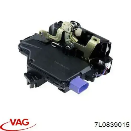 Do koszyka 7L0839015 VAG Zamek drzwi tylnych lewych