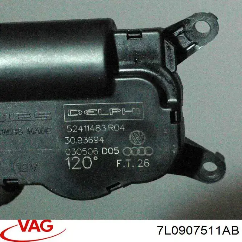 Silniczek sterujący klapą recyrkulacji powietrza VAG 7L0907511AB cena, od 127,69 USD