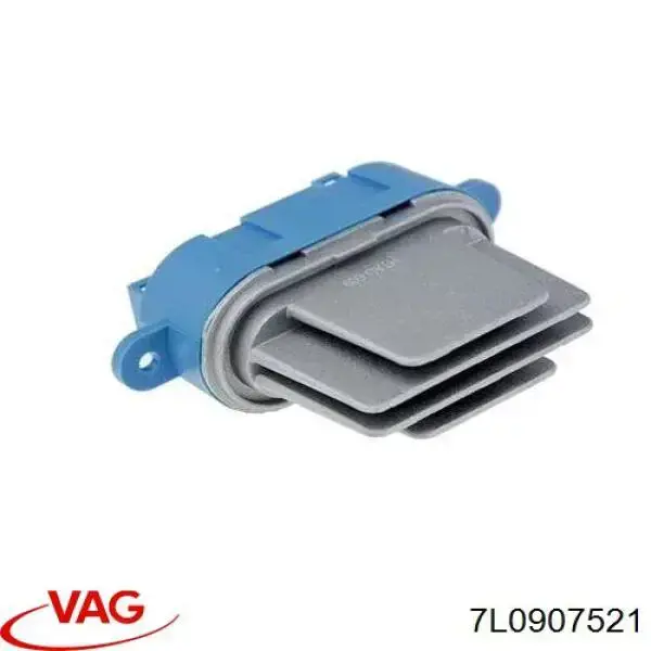 Rezystor (opornik) wentylatora nagrzewnicy (ogrzewana wnętrza) tylny VAG 7L0907521 cena, od 39,21 USD