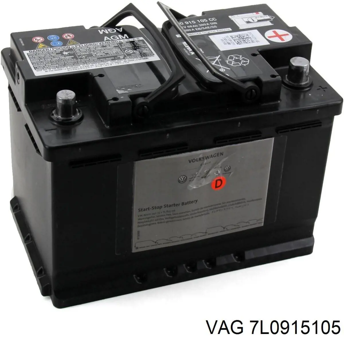 Bateria (akumulator) VAG 7L0915105 cena, od 200,88 USD