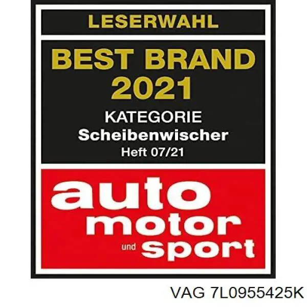 Do koszyka 7L0955425K VAG Pióro wycieraczki szyby przedniej, zestaw (2 szt.)